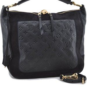 Audacieuse MM Empreinte Black Shoulder Bag